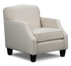 LC01-Chair, Ivory Linen, Tight back