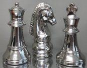 Decorative Chess set, chrome-Acc138