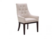 DC01-Chair, Neutral Linen, Tufted