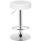 DC32-Counter Stool, Warm white, Leather