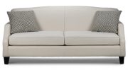 SF08-Sofa, Ivory Linen, Tight back,