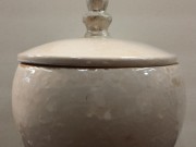 Vase, Blush, Short Jar w/lid-Acc9924