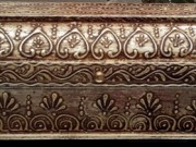 Box, Gold, Wood Carved-Acc9935