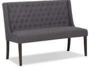 DC02a-Dining Bench, Charcoal Wing