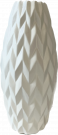 Vase, White Chevron, Tall-Acc600