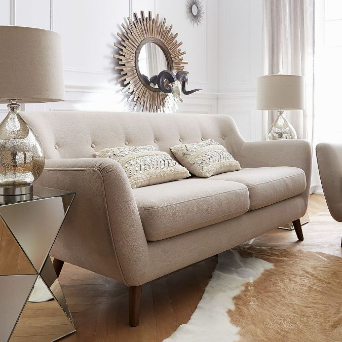 SF24Stone Condo Size Sofa, 2 seats The Rental Dept