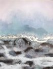 A100dd-Abstract Ocean Waves, Canvas