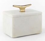 Box, Marble with gold Cleat-Acc411