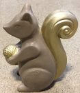 Decorative Squirrel, Taupe/Gold-Acc510