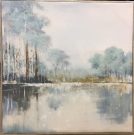 A995-Misty River, Drift Frame, Canvas