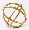 Decorative Sphere, Gold, LRG-Acc350