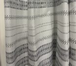 SC11-Shower Curtain, Grey & Navy Hash