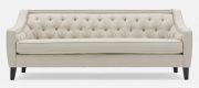 SF10a-Light Beige Full Sofa, DiamondTufted