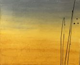 A128aa-Yellow & Grey Abstract Canvas