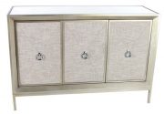 OTC22c-Fabric & Mirror, 3door Cabinet