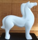 Decorative Horse, White Trojan-Acc208a