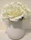 PL47a-White Roses, Milky White Pot