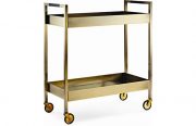OTC42a-Bronze Bar Cart, 2 Tier