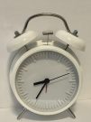 Clock, Alarm Clock White-Acc103e