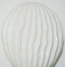 Vase, White, Waves – Acc053d
