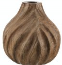 Vase, Wooden Wavey-Acc038b