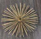 A66-Gold Porcupine Wall Orb