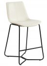 DC27c-Ivory Leather, Counter Stools