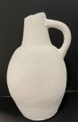 Vase, White Rustic Jug Sm-Acc422e