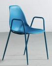 DC06d- Contemporary Blue Armchair