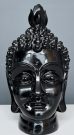 Decorative Buddah, Black Resin-Acc56ab