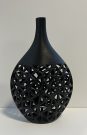 Vase, Black Metal Texture-Acc521j