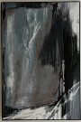 A05aa-Fallen Ink Abstract, Framed