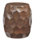 OB46-Bronze Metal, Honeycomb Stool