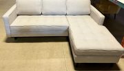 SF07ab-Silver Greige, Reversible Chaise