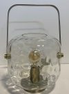 L03b-Bubble Glass Shade w/brass handle