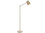 LF29-Floor Lamp, Brushed Gold, Angled