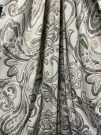 SC12-Shower Curtain, Grey & Taupe Paisley