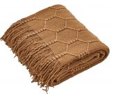 TH05d-Camel Honeycomb Knitted