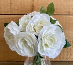 PLS07-1, Bouquet White Roses LRG